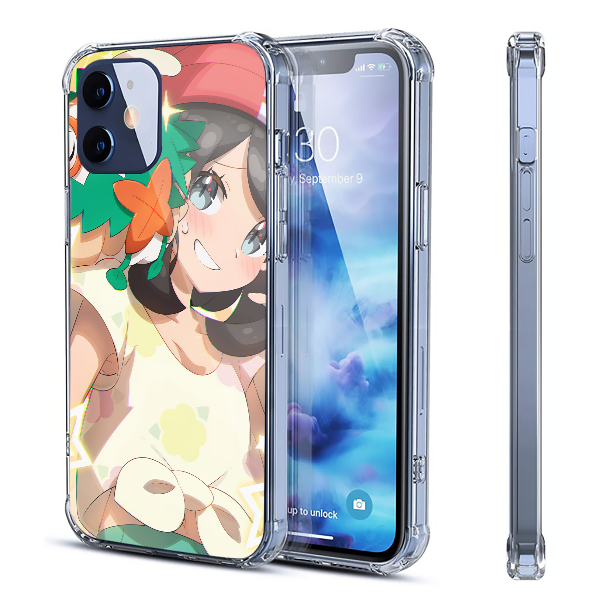 （画像用） ポケットモンスター Pokémon 【iPhone 12シリーズ対応】透明スマホケース（クリアソフトケース）